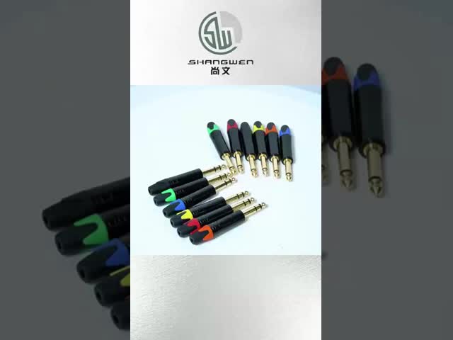 2A 50V 1/4 Inch Male Jack Connector Electrical Solder Termination