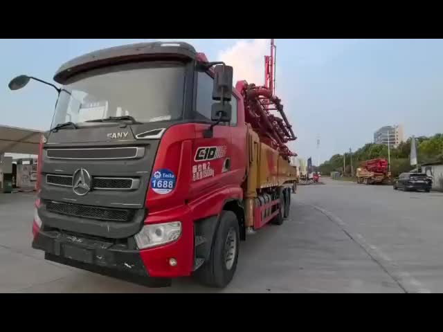 2021 Sany SYM5351THB 52m コンクリートポンプトラック 中古 ビデオ