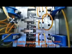 China 24mm Custom Plastic Injection Molding Hot Runner For Round PP Cap supplier