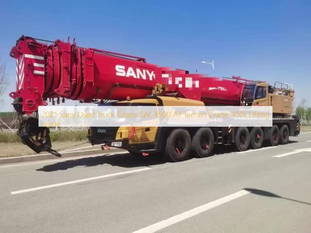 2021 Sany Used Truck Crane SAC2000E All Terrain Crane 200 Tons Lifting