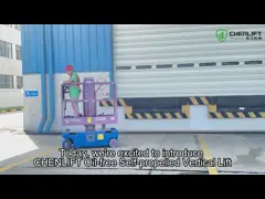 DC24V 100AH Oil Free Full Electric Vertical Lift Self Propelled