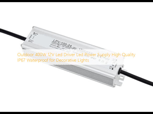 waterproof Indoor and Outdoor 300W 12V Led Driver Led Power Supply High Quality IP67 
