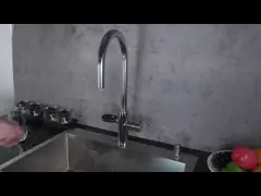 China Sleek Modern Bathroom Mixer Faucet With Polished Chrome Finish T8061A supplier