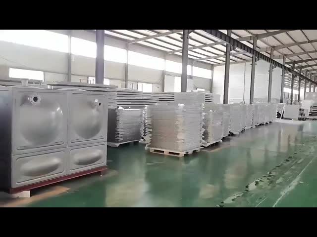 SS304 Stainless Steel Water Tank 10T Capacity for Industrial Use
