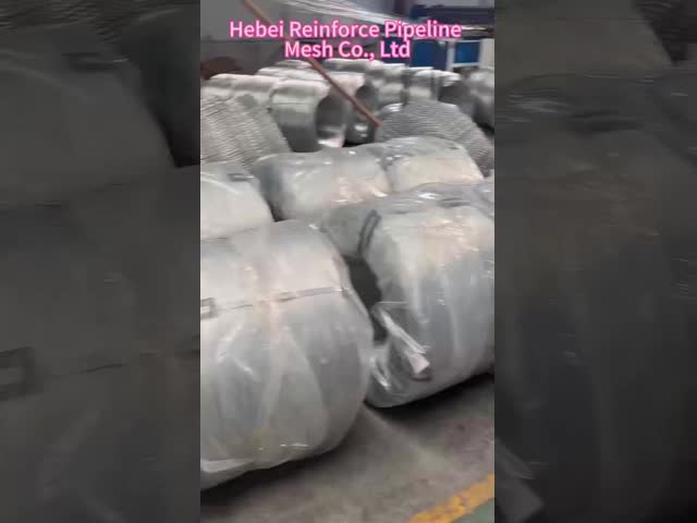 Durability Galvanized Wire Pipeline Reinforced Mesh RFSM-N Six Lines