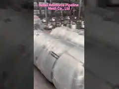 Durability Galvanized Wire Pipeline Reinforced Mesh RFSM-N Six Lines