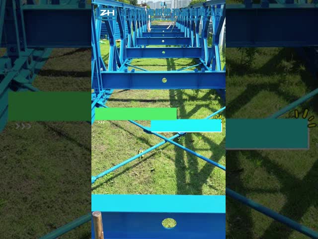 Durable Bailey Bridge Steel Q345B Hot Dip Galvanized Box Truss Bridge