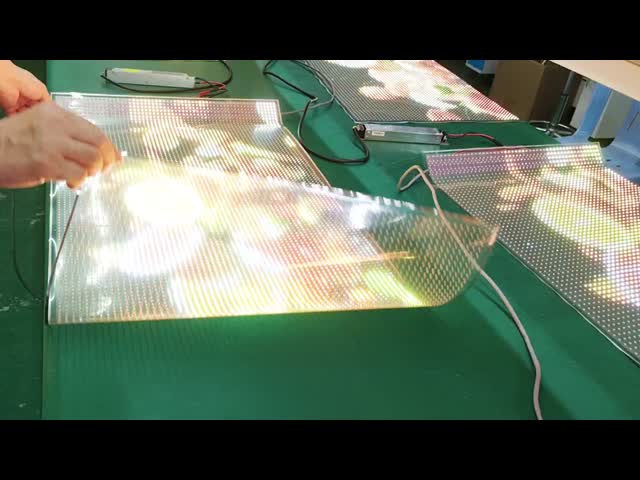 P6 Ultra Thin Light Flexible Transparent Screen Led Film Self Adhesive Transparent Flexible Led Screens for Glass Window Wall