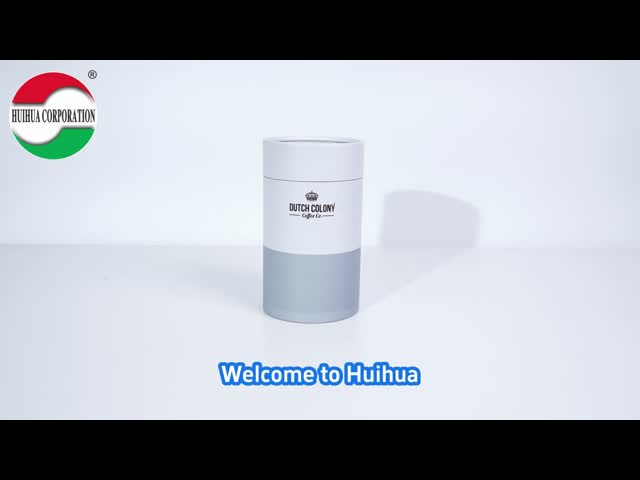 Bio-degradable Customized Food Grade Cylinder White Cardboard Paper Tube Packaging for Gift T-shirt Clothes
