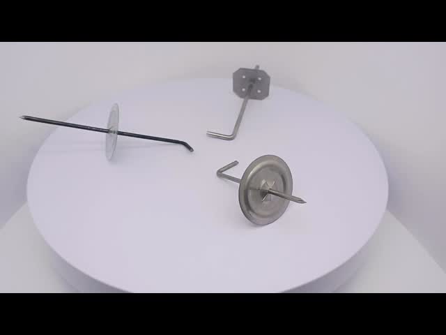 ISO9001 200mm L Shaped Wall Anchors Welding Self Locking Pressure Plate