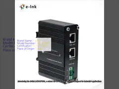 Outdoor Waterproof Industrial 95W Gigabit PoE Injector with 6KV Surge Protection