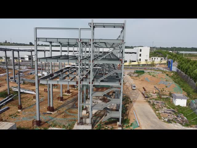 Modern Design Prefabricated Steel Structure Hotel Buildings Multi Stories Steel Buildings Supply