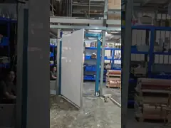 Electromagnetic Shielding Door with 100dB Insertion Loss, Galvanized Steel Material, and LED Lighting System for RF Shielding