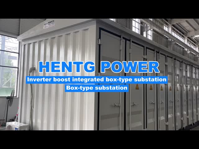 Outdoor Prefabricated Customized 35kv 10kv New Energy Power Combined Box Type Substation Price