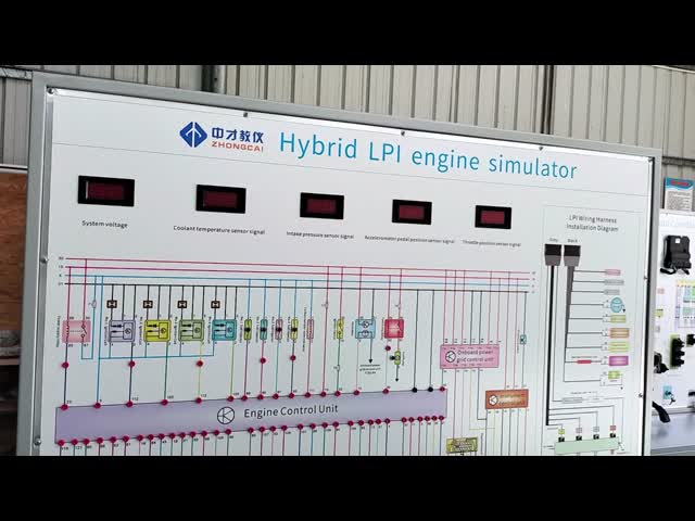 Automotive Educational Equipment Hybrid LPI Engine Simulator