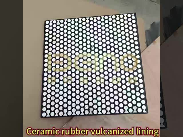 Composite Rubber Ceramic Wear Liners As Protective Lining Rubber Ceramic Composite Wear Liners
