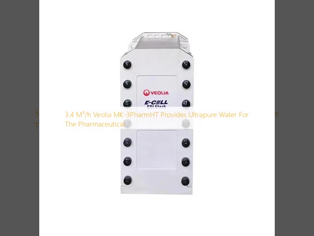 ​​3.4 M3/h Veolia MK-3PharmHT EDI Stack Pharma Grade Pure Water System