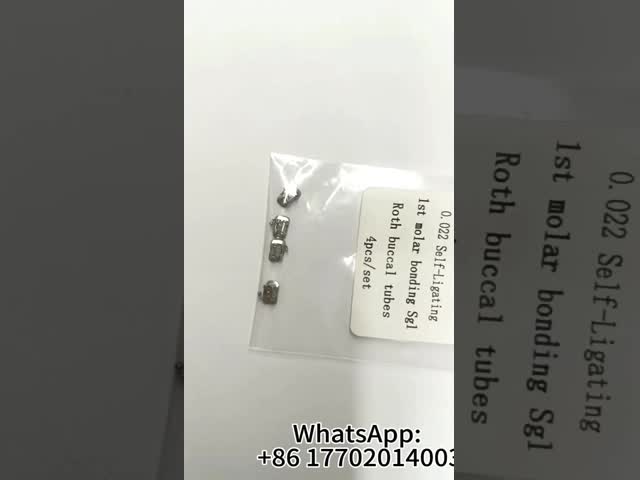 ROTH Self Ligating Alignment Orthodontic Buccal Tube Molar Bondable 0.022 0.018