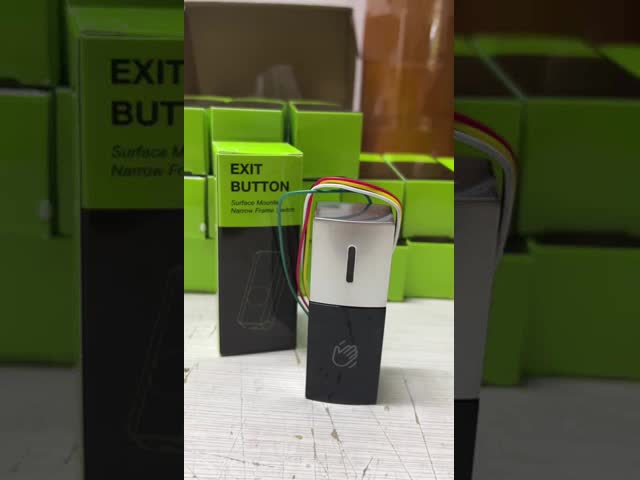 Mini No Touch Exit Button Zinc Alloy DC12V Waterproof IP68 With LED Indicator