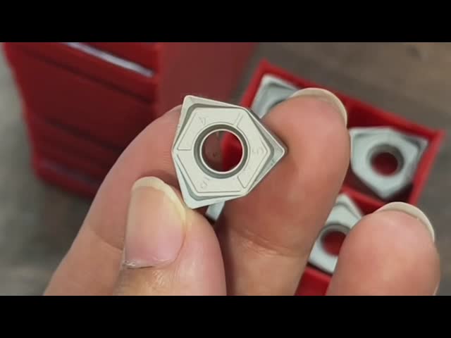 WNMU060408 Tungsten Carbide Milling Insert HRC 25-40