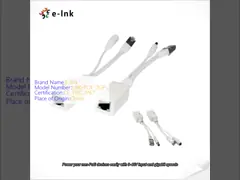 Injecteur de Poe de gigabit et kit passifs de diviseur