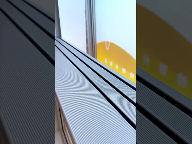 Narrow Frame  Silent Aluminium Sliding Window Thermal Insulation Hidden Tracks