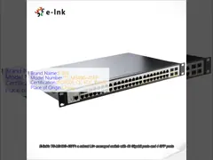Commutateur Ethernet administré L2+ 48 ports 10/100/1000T + 4 ports SFP 100/1000X