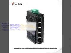 Mini Industrial Managed 4-Port 10/100/1000BASE-T 802.3at PoE + 1-Port 10/100/1000T Ethernet Switch