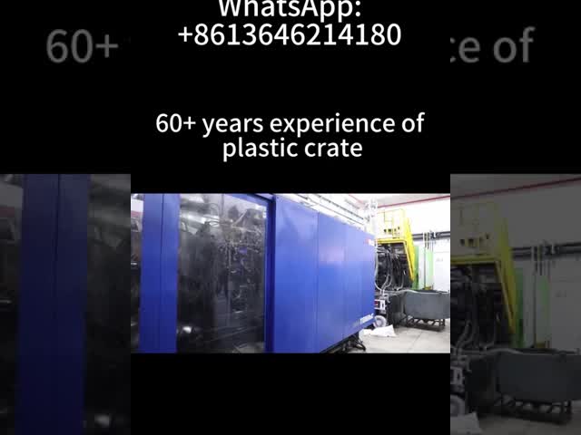 Injection Plastic Moving Folding Box Containers Convenient Storage Bulk