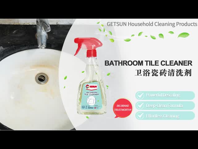 Customized Shower Bathroom Tile Cleaner Spray Grout Remover 500ml