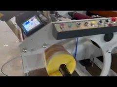 China Automatic Turret Type Rewinder Paper Slitter Cut Rewinder Machine For Blank Lables supplier