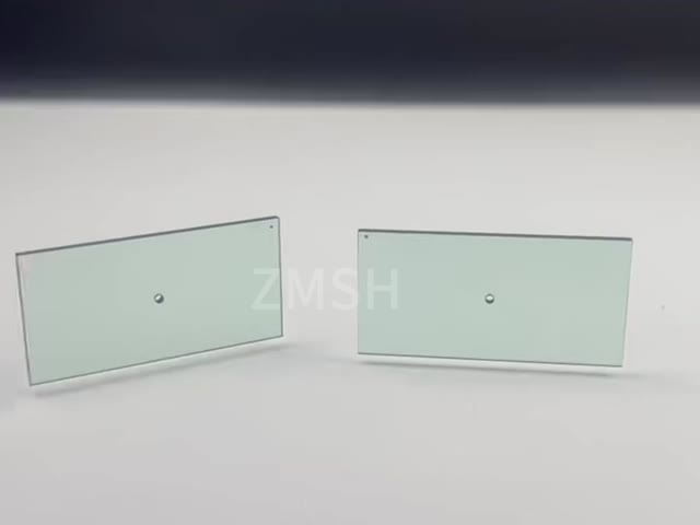 Custom Square Optical Windows Green Moissanite SiC Crystal High Hardness