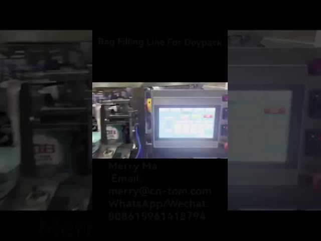 Automatic Chemical Powder Packing Machine 15 Bags / Min Granule Pouch Packing Machine