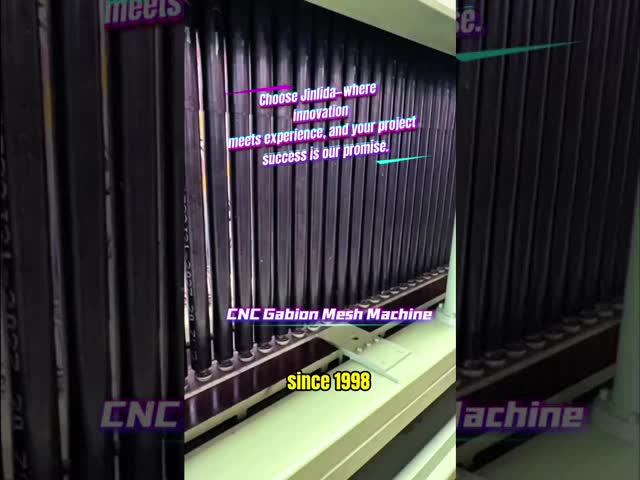 100*120mm Intelligent CNC Gabion Mesh Machine