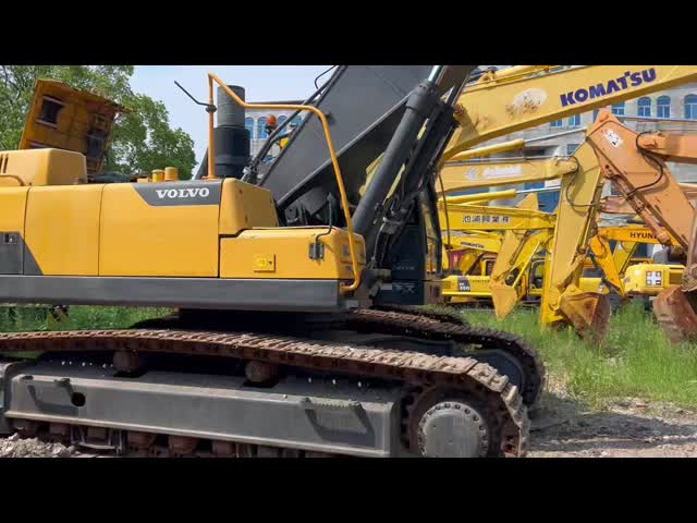 Used Korea Hydraulic Crawler Big Excavator Volvo 480 Good Performance High Work Efficiency