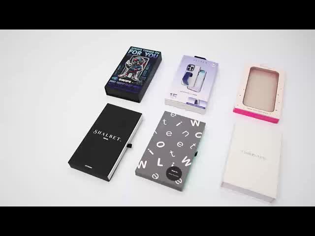 Mobile Phone Case Packaging Box with Hanger and Custom Size Accepted PVC Accessories