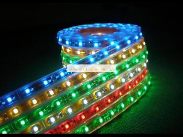 SMD5050 RGBW Drip glue waterproof DC12V Flexible LED Strip Light For Flexible Wall Tape Lighting