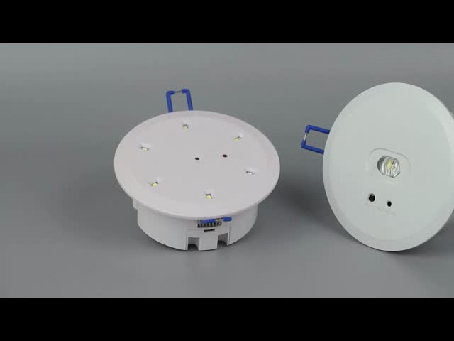 Recessed LED Emergency Ceiling Light 3.6V NiCd Battery