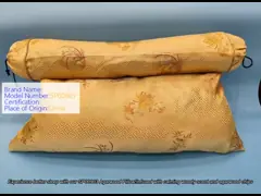 luxury Rectangular Agar Wood Pillow Woody Scent For Better Sleep