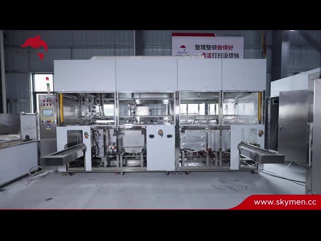 1200W SUS304 Ultrasonic Cleaning System Three Stage Wash Rinse Dry SUS316