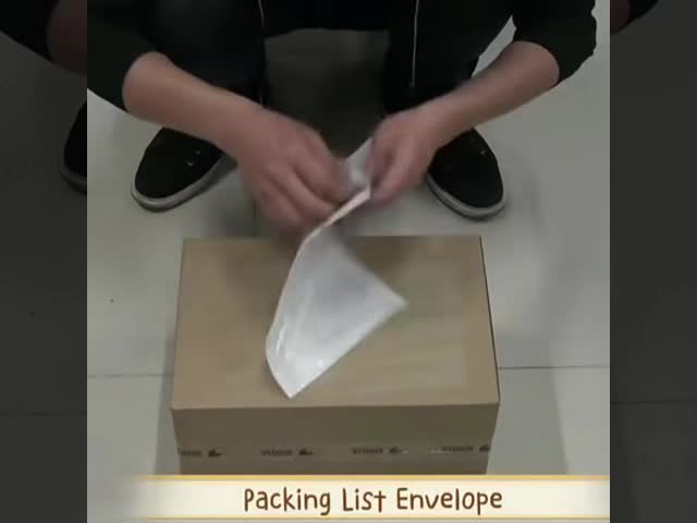 A4 A5 Mailing Label Pouches Clear Self Adhesive Packing Slip Pouch For Packing Slips Invoice Label