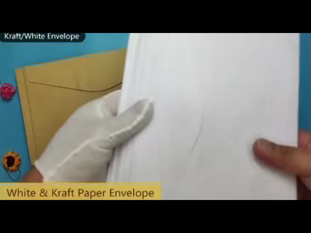 Self-Adhesive Offset Printing Packaging Kraft Paper Envelope For Mailing and Posting