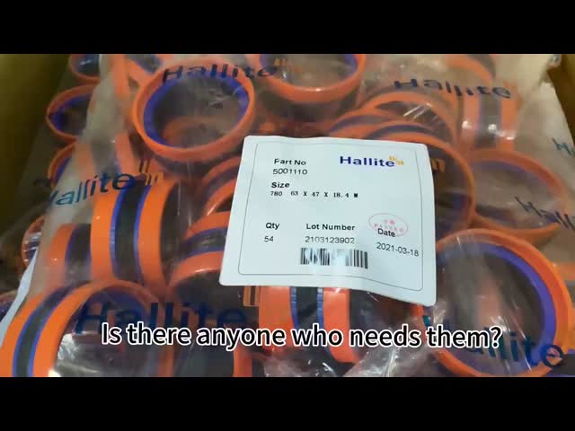 Hallite 780 Excavator Hydraulic Cylinder Seals