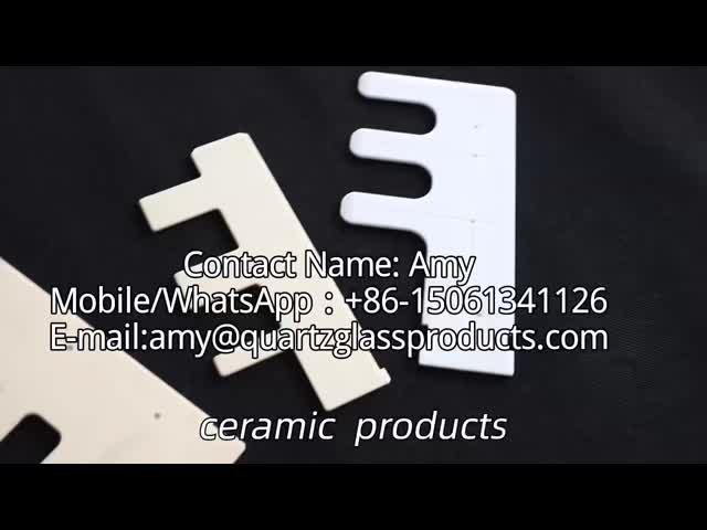 Industrial Ceramic Cutting Service Alumina Plate Laser Cut Custom Ceramic Substrate Al2o3 Plate