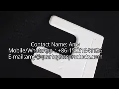 China High Light Transmittance Custom Round Quartz Flange Seal Transparent Sheet supplier