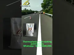 China Best Flow Effect Customized Standard Reflective Type Powder Coating Thermoplastic Road Paint supplier