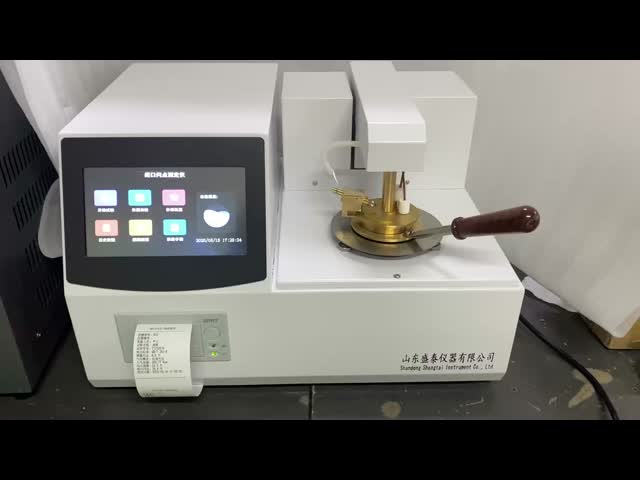 ISO2719 Low Temperature Closed Flash Point Tester Compressor Refrigeration