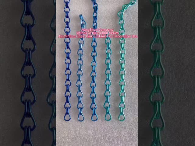 8mm Aperture Aluminum 2mm Thick Decorative Mesh Curtain