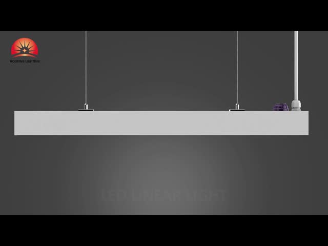 Dimmable LED Linear Light Fixture with 85 Degree Beam Angle