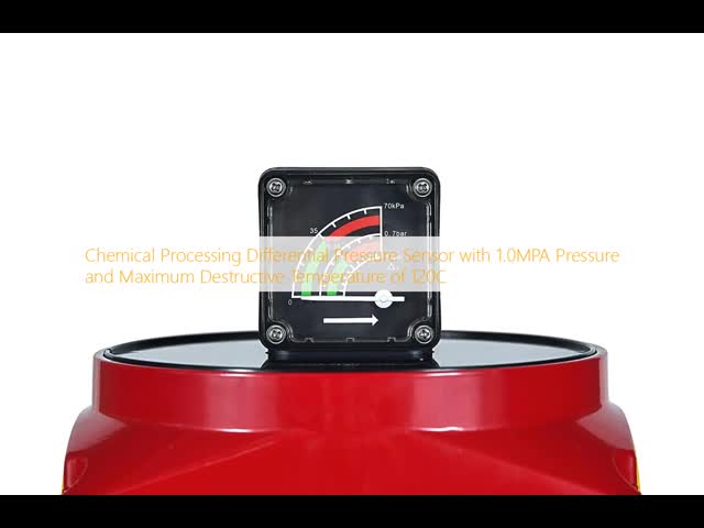 Chemical Processing Differential Pressure Sensor with 1.0MPA Pressure and Maximum Destructive Temperature of 120C
